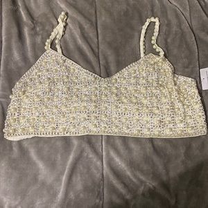 ASOS Edition Embellished Crop Top